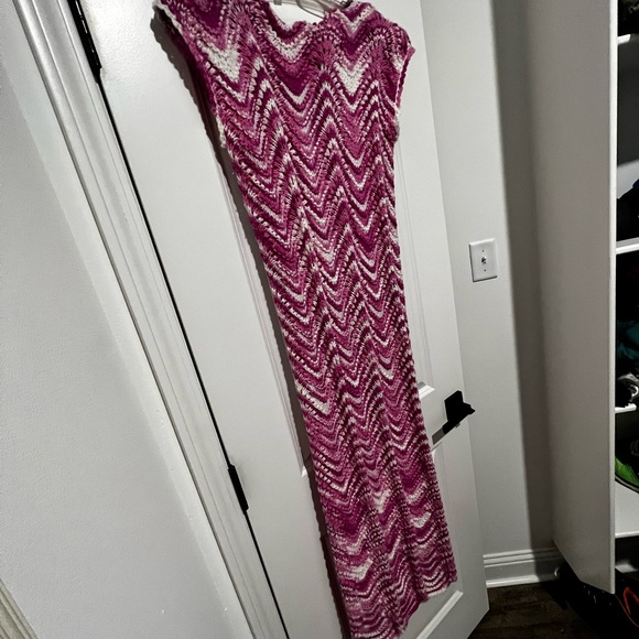 Vintage knit crochet sweatermaxi dress - Picture 4 of 7